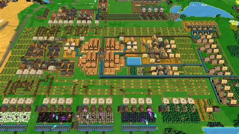 Factory town - Fixed objects used to transport or in transportation of items, for example, chute, conveyor belt, etc... Farm tile, tree planter, apply water, apply fertilizer and manually placed resources. Objects used for supporting other objects (structural blocks, buildings, workers or paths). Objects used to control the flow of items on paths.